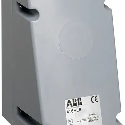 Prise AP CEE 3LNPE16A 346…415VAC IP44, rouge 