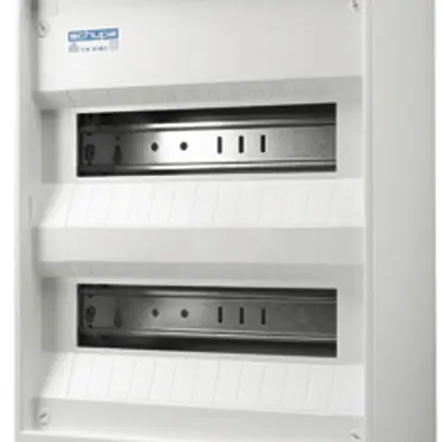 Centralino AP GEWISS 40CDe, 1 fila 12UM, 300×245×95mm, bianco 