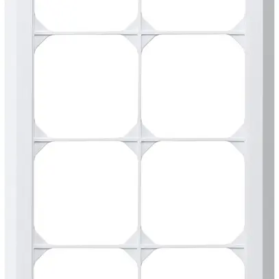 Telaio di copertura INC kallysto.line 4×2 bianco 152×272mm 