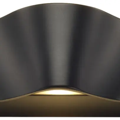 Applique LED SLV WAVE, 2×4.5W IP20 noir 