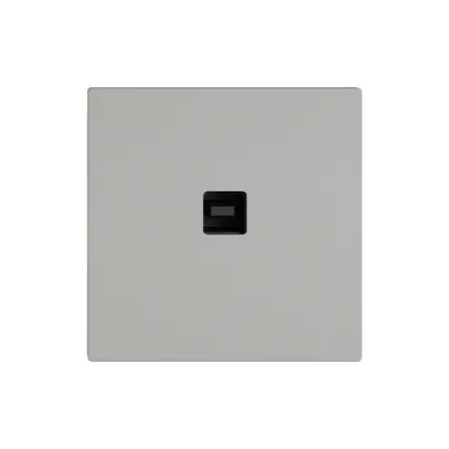 Interfaccia dati USB KNX EDIZIO.liv SNAPFIX® presa USB tipo B grc 