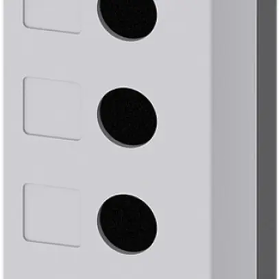 Boîtier Siemens SIRIUS ACT, 6-fois, encoche du bouclier, métal gris 