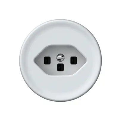 Presa origin 1×tipo 23 16A 230V 60×60mm bianco 