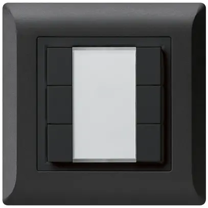 Pulsante universale INC 6×kallysto.line con LED nero 