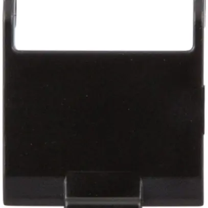 Clapet antipoussière Dätwyler pour MS 1/8 Cat.6A Keystone, noir 