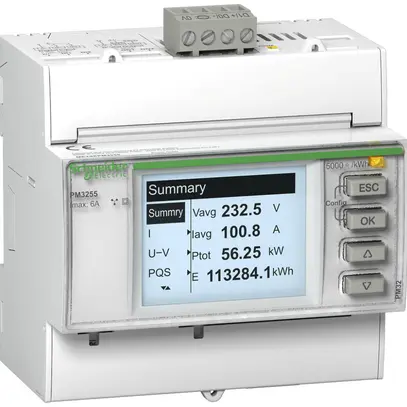 Misuratore universale AMD Schneider Electric PM3250 THD Modbus RTU 