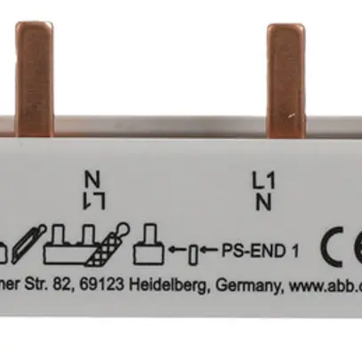 Kammschiene ABB pro M compact PS4/8 4P/3LN 10mm² 80A 138mm grau 