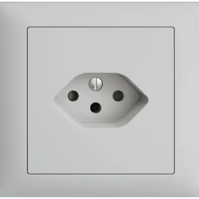 Prise INC EDIZIOdue T13 FKE gris clair 
