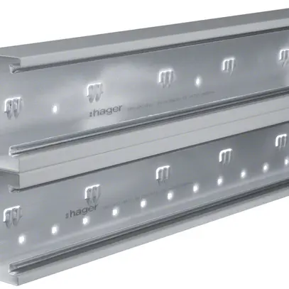 Canal d'allège tehalit BRS 210×65×2000mm couvercle 2×80 acier zinc 