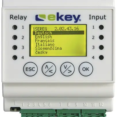 Unità di comando AMD Hager ekey-home REG 2 bianco 