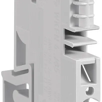 Morsetto di derivazione Hager 4mm² 3×L 800V/32A, ad innesto, aperto sul lato 