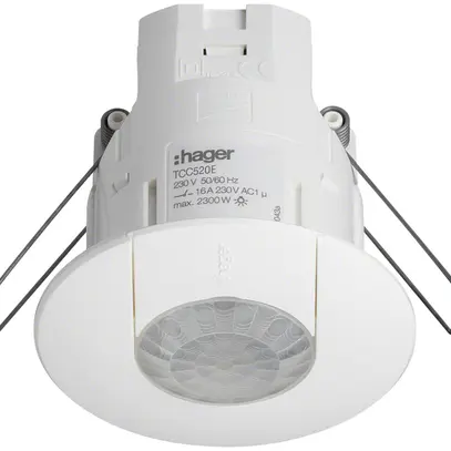 EB-KNX-Präsenzmelder Hager 360° Ø 5m 1-Kanal mit Schaltausg. 