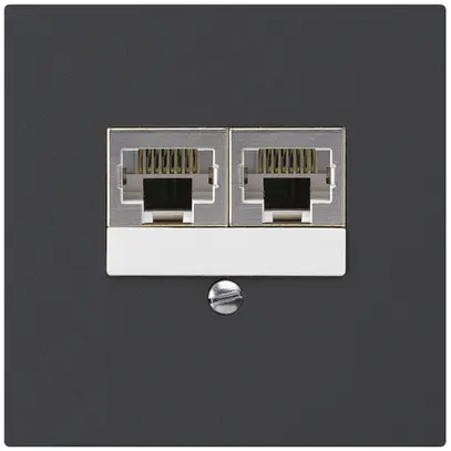 Scatola INC kallysto 2×RJ45s separato nero 