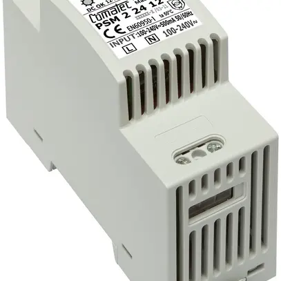 Alimentation AMD Comatec PSM2, IN: 100…240VAC, OUT: 12VDC/24W, stabilisé, 2UM 