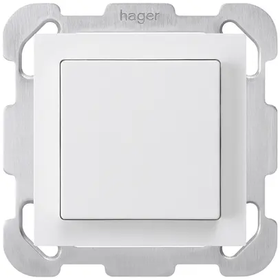 Poussoir ENC kallysto ARK 2L blanc avec plaque de fixation 