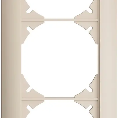 Cadre de recouvrement EDIZIOdue 1×3 crema 