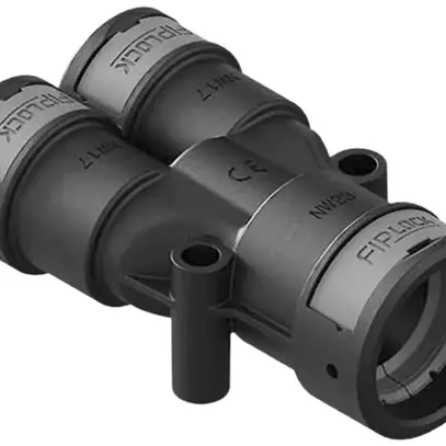 Raccord Y Plica FIPLOCK diamètre nominal 23-17-17, IP69, noir 