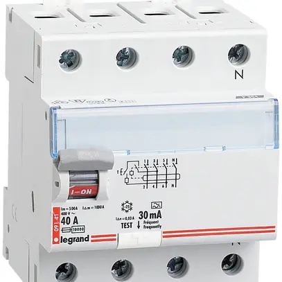 Disgiuntore monoblocco Legrand 4L 40A 30mA tipo A 5pez. 