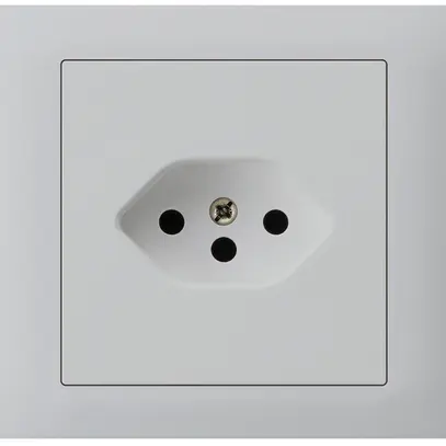 Presa INS kallysto T13 montaggio T scatola INS G3 telaio a innesto grigio chiaro 