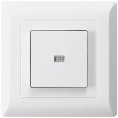 UP-Leuchtdruckschalter kallysto.line 3/2L weiss 