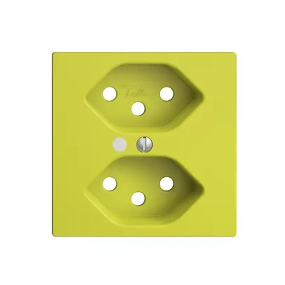 Kit frontale EDIZIOdue lemon 60×60mm 2×T13 con lente 