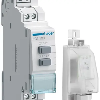 Timer Hager digitale interruttore crepuscolare multifunzione 1 canale sonda 
