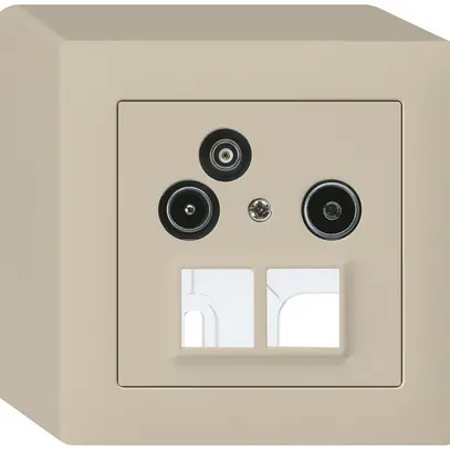 Prise pour antenne AP R/TV-Données kallysto HMS 2GHz 14db beige 