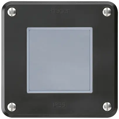 UP-Druckschalter robusto IP55 Schema 3/2P schwarz für Kombination 