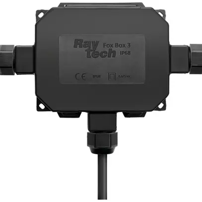 Abzweigdose Raytech FOXBOX3-N m.Gel 3×Eingängen Kabelverschraubung IP68 sz 