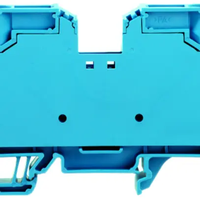 Morsetto di passaggio Weidmüller ZDU 35 connessione a molla 35mm² TS35 blu 