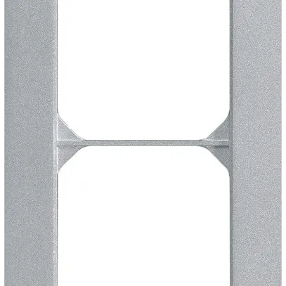 Cadre de recouvrement ENC kallysto.trend 2×1 arktis 94×154mm 