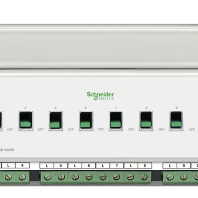 Attuatore-commutatore AMD KNX SE, 12×230V, MTN648495 