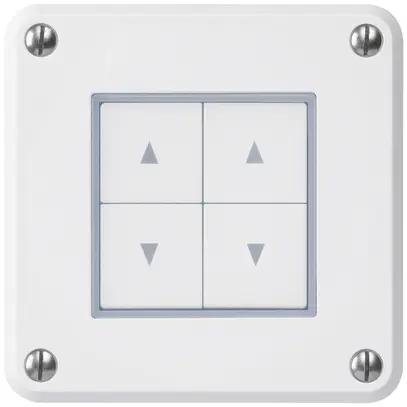 Interrupteur pour stores ENC robusto IP55 blanc avec 4 touches de fonction combi 