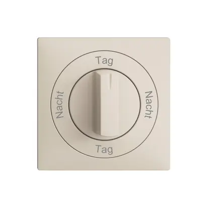 Frontset Nacht-Tag-Nacht-Tag EDIZIOdue 60×60mm crema 