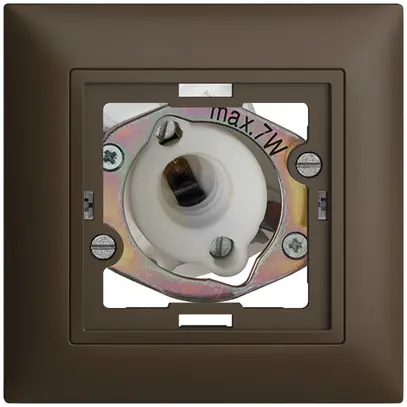 Signal lumineux ENC EDIZIOdue coffee 5W, sans calotte plate 