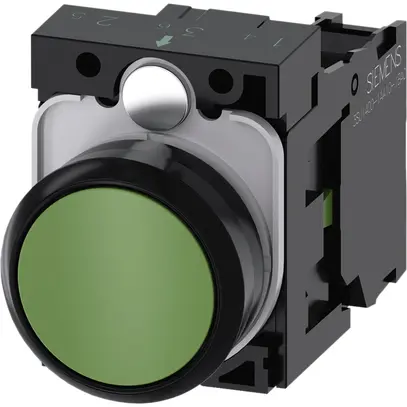 Contatto pulsante Siemens SIRIUS ACT supporto 1Ch verde plastica 