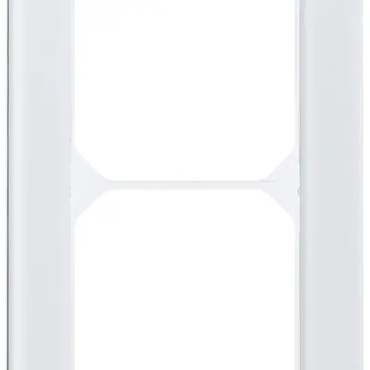 Telaio di copertura KAL.art 2×1 154×94mm vetro bianco 