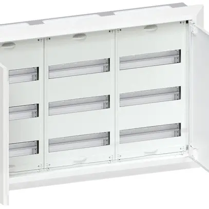 Distributeur ENC Hager univers 3-rangées 108UM porte IP30 800×500×110mm 