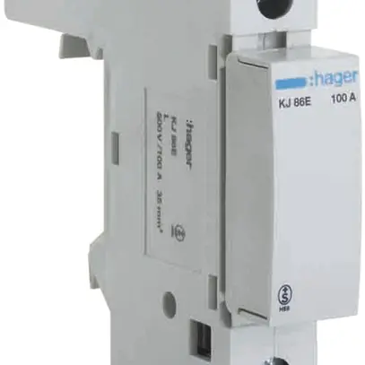Elemento di alimentazione Hager DIN00 100A L1-L3 44/51mm SN in alto 