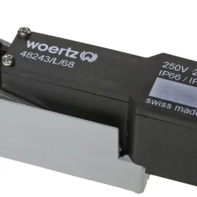 Boîte de raccordement Woertz pour câble plat IP 3×2.5/3×4mm² IP68 3P 