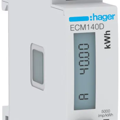 Contatore energia AMD HA ECM140D 1P diretto 40A M-Bus MID import+export 0T+2T 