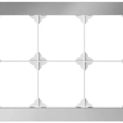 En-tête ENC EDIZIO.liv prestige SNAPFIX® 2×3 154×214mm acier chromé poli 