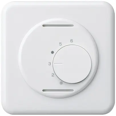 UP-Frontset basico weiss für Raumthermostat ohne Schalter 