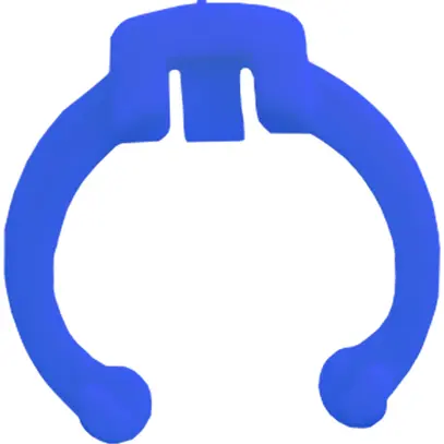 Crampon pour tube ELBRO M16 bleu sans halogène 