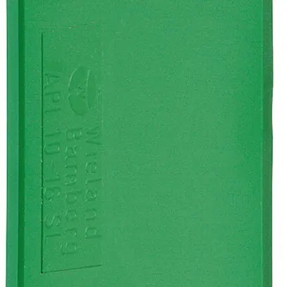 Parete d'estremità Hager per KXA10E, KXA16E bride PE 10…16mm² verde 
