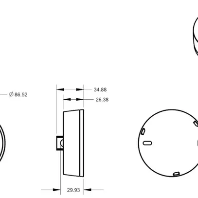 Multicapteur AP Philips OCC PIR Ø86.5×30mm 