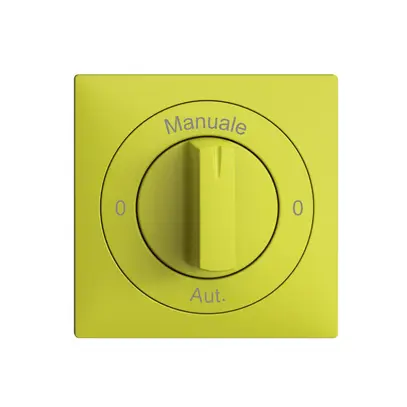Kit front.0-Manuale-0-Aut.EDIZIOdue lemon 60×60mm per interr.rot 