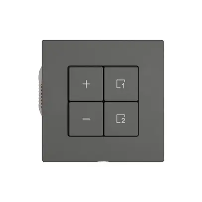 Regolatore Uni-LED EDIZIO.liv Wiser SNAPFIX® 1 scena 4 tasti WLAN grs 