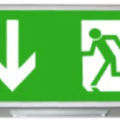 Luminaire de secours Al 8W SE 1h 