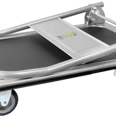 Carrello con pianale grigio antracite ribaltabile 920 × 610 × 860 mm 